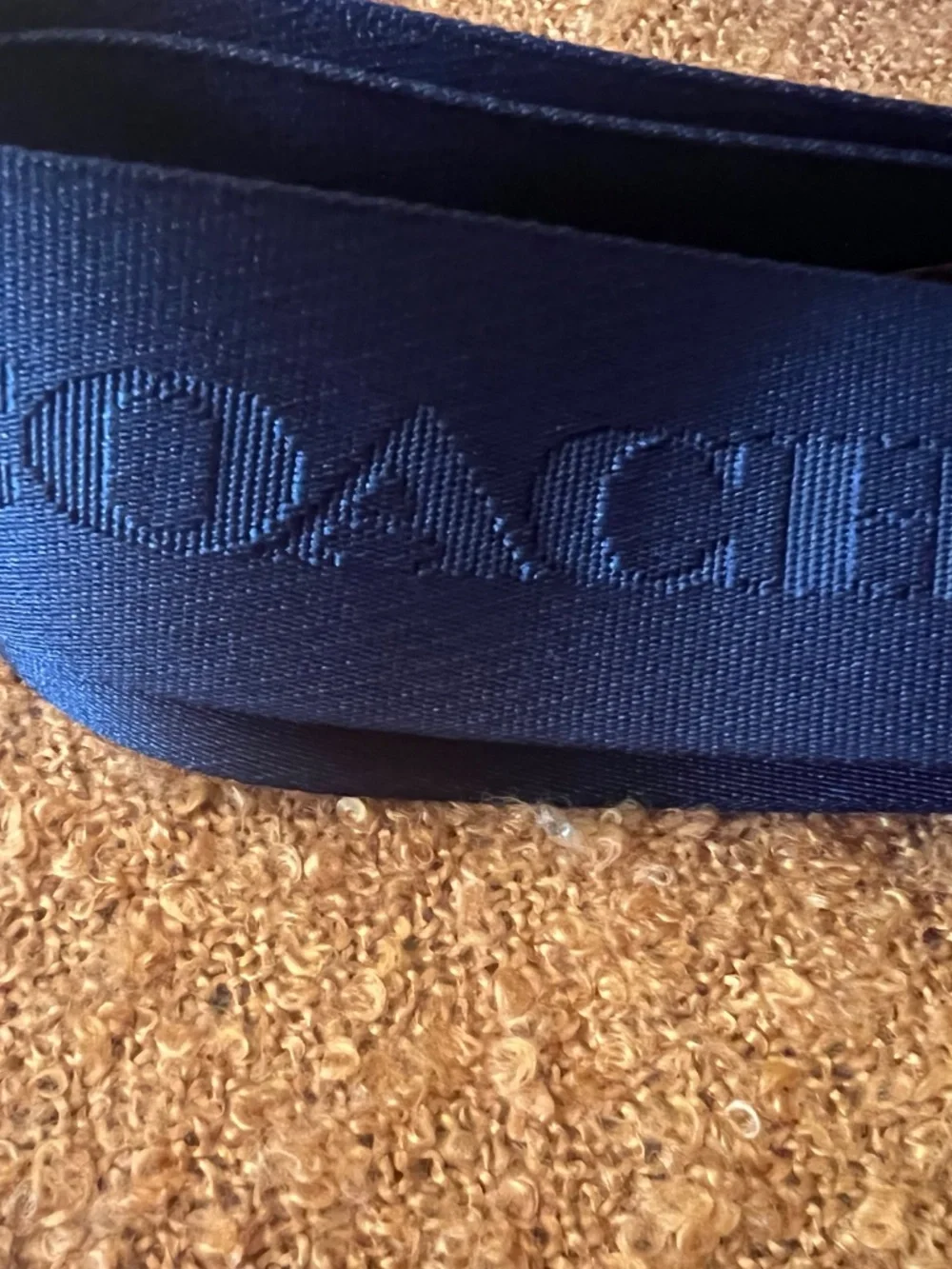 Coach Original  blue sling bag detachable